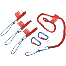 KNIPEX beveiligingsset 3 lussen en 2 haken (00 50 04 T BK)