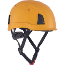Cerva Alpinworker PRO veiligheidshelm ongeventileerd met geïntegreerde zweetband en instelbare maat 53-66 cm - geel (0601013670999)