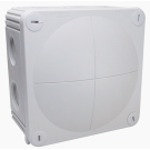 Wiska kabeldoos 8-voudige invoer IP66 met 3x PG16 wartel - grijs (10060408)