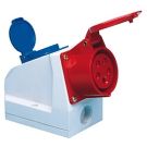 SIROX CEE combi-wandcontactdoos 5-polig 400V 6H 32A IP44 (601.532)