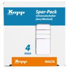 Kopp wisselschakelaar arctic wit Profi per 4 stuks (622613057)