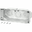 Hensel Mi FM 63 aanbouwflens met aansluitruitme uitbreekpoorten 3xM40/50/63