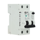 EMAT aardlekautomaat 1-polig+nul 20A C-kar 100mA 2 modules (85006417)