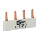 EMAT doorverbinder 4-voudig grijs (85220024)