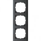 Schneider-Merten M-Pure 3-voudig afdekraam - antraciet (MEG4030-3614)