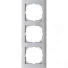 Schneider-Merten M-Pure 3-voudig afdekraam - aluminium (MEG4030-3660)