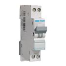 Hager installatieautomaat 1-polig + nul 32A B-kar (MKN532)
