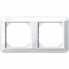 Merten atelier M afdekraam 2-voudig - polarwit glanzend (388219)