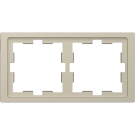 Schneider Electric D Life afdekraam 2-voudig - sahara (MTN4020-6533)
