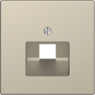 Schneider-Merten D Life centraalplaat voor RJ45 1-voudig - sahara (MTN4521-6033)