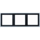 JUNG afdekraam 3 voudig - LS range aluminium (AL2983)