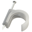 JMV spijkerclip voor Ø16-20mm met 40mm spijker - naturel - per 100 stuks (300604)