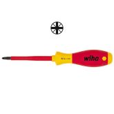 Wiha SoftFinish schroevendraaier VDE pozidriv PZ2 324mm lengte - schacht 150mm (00879)