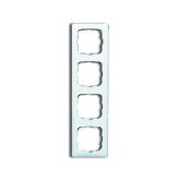 ABB Busch-Jaeger afdekraam 4-voudig wandgoot - R-alpin (2514-214K-102)