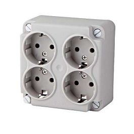Power power kabeldoos deksel incl. contactdoos (2092060) | Groepenkastbestellen