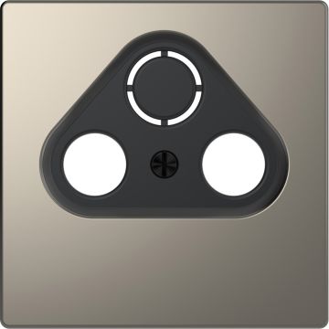 Schneider-Merten D Life centraalplaat CAI & schotel - nikkel metallic (MTN4123-6050)