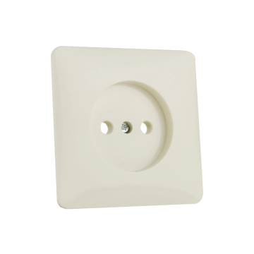 PEHA stopcontact zonder randaarde 1 voudig - standaard crème wit (H 80.1960 W)