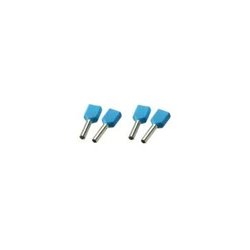 SOLAR twin adereindhuls geïsoleerd 2x16mm2 hulslengte 14mm blauw - per 100 stuks (1505169)