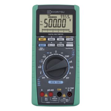 Kyoritsu digitale TRMS multimeter, incl. logging functie (1061)