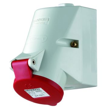 Mennekes CEE wandcontactdoos 5-polig 400V 6H 16A IP44 (111)