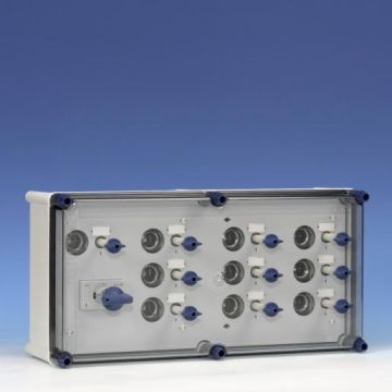 Eaton Halyester krachtgroepenkast GLS4010 63A 10X25A