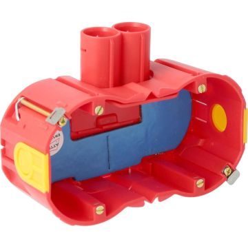 ATTEMA brandwerende duo hollewanddoos Ø16/19mm rood (AT1075)