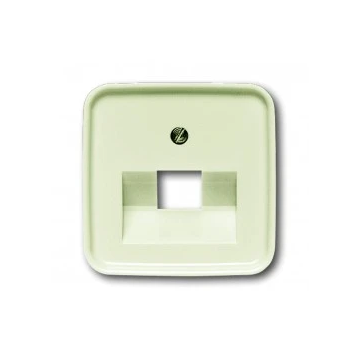 ABB Busch-Jaeger centraalplaat 1 x UAE schuin - SI creme (1803-212)