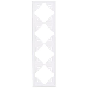 Kopp Kopp Malta afdekraam 4-voudig kunststof arctic wit (309413062)