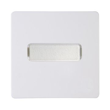 Kopp HK05 bedieningswip met tekstvenster 1-voudig wit per 5