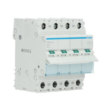 Hager hoofdschakelaar 4P 40A (SBN440)