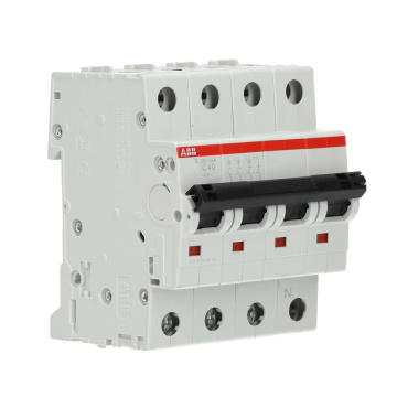 ABB Componenten installatieautomaat 3-polig + nul 40A C-kar (S203-C40NA)