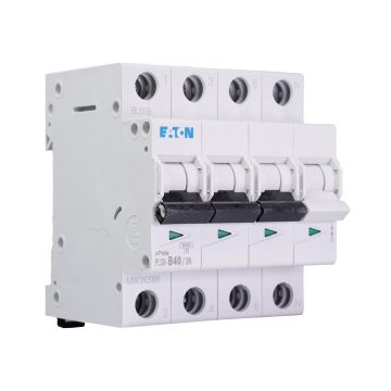 Eaton krachtgroep 3-polig+nul 40A B-kar (PLS6-B40/3N-MW)
