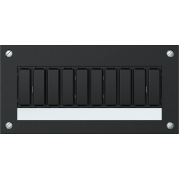 ABB Installatiedozen en -kasten HAF groepenkast leeg 1-rij 10 modules 220x110mm (HLD11)