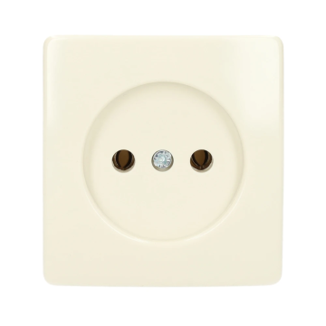 PEHA opbouw stopcontact zonder randaarde 1 voudig - crème wit (H 1900 V)