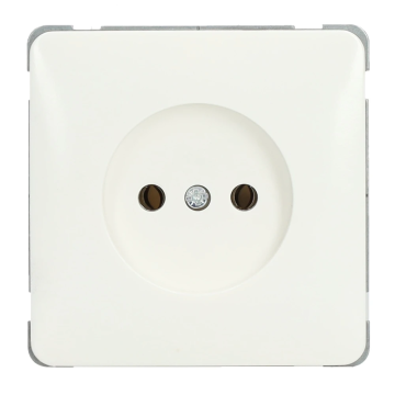 PEHA stopcontact zonder randaarde 1 voudig - standaard alpin wit (H 80.1960.02)