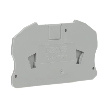 Phoenix Contact rijgklem afsluitplaat - grijs (D-PT 16 N) per 50 stuks