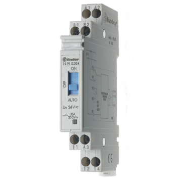 Finder relais 1 wisselcontact 10A 24V AC/DC (19.21.0.024.0000)