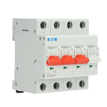 Eaton krachtgroep 3-polig+nul 10A C-kar (PLS6-C10/3N-MW)
