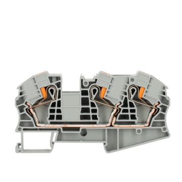 Phoenix Contact twin rijgklem met push-in aansluiting 16 mm² - grijs (PT 16-TWIN N)