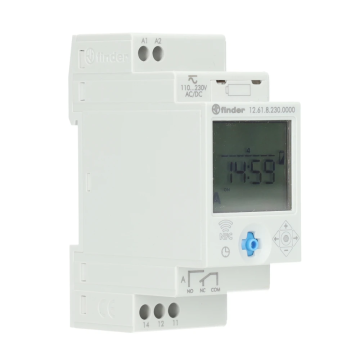 Finder schakelklok 16A weekprogramma 1NO/NC DIN-rail (12.61.8.230.0000)