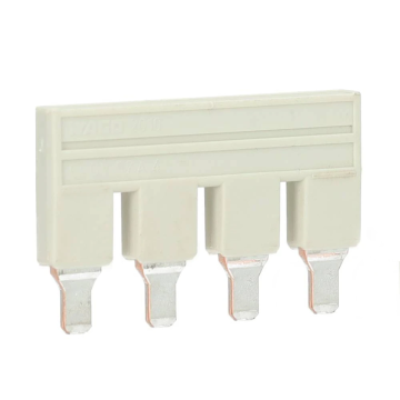 Wago kambrug 4-voudig 57A rastermaat 10 mm grijs (2010-404)