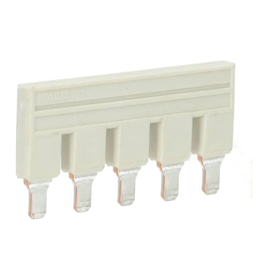 Wago kambrug 5-voudig 57A rastermaat 10 mm grijs (2010-405)