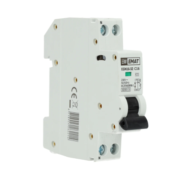 EMAT installatieautomaat C16 1-fase (1P+N) 6kA (85001005)