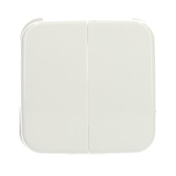 EMAT serieschakelaar wip/knop - wit (EMATS016)