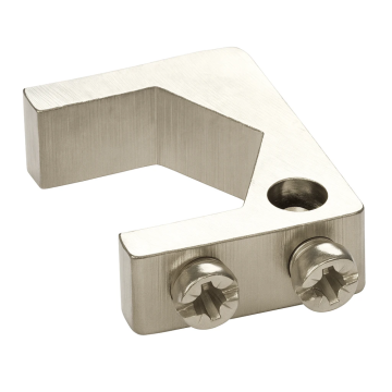 JMV Radiator aardklem 24mm messing vernikkeld (260024)