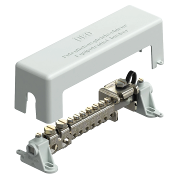 OBO potentiaalvereffeningsrail 217mm - grijs (1801 VDE)