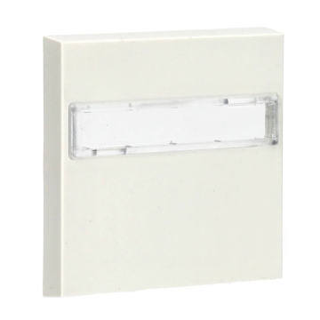 Kopp HK07 bedieningswip enkel met tekstvenster wit per 5