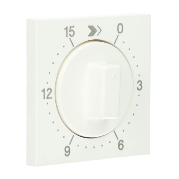 Kopp HK07 centraalplaat mechanische tijdschakelaar 15 min helder wit (313429152)