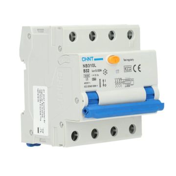 Chint aardlekautomaat B32 30mA type A 3-fase (3P+N) 6kA (2015B32)