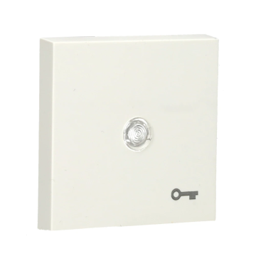 Kopp HK07 bedieningswip met lens en symbool 1-voudig wit per 5